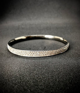 SALE -Grace Kara - Halo Bangle Bracelet