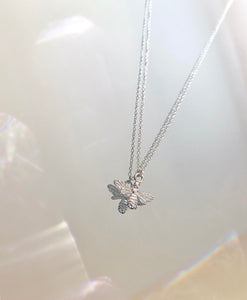 Sterling Silver Bee Necklace